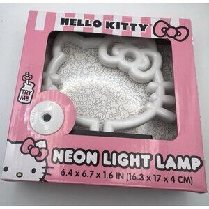 HELLO KITTY Neon Light Lamp w/ Face & Bow Pink